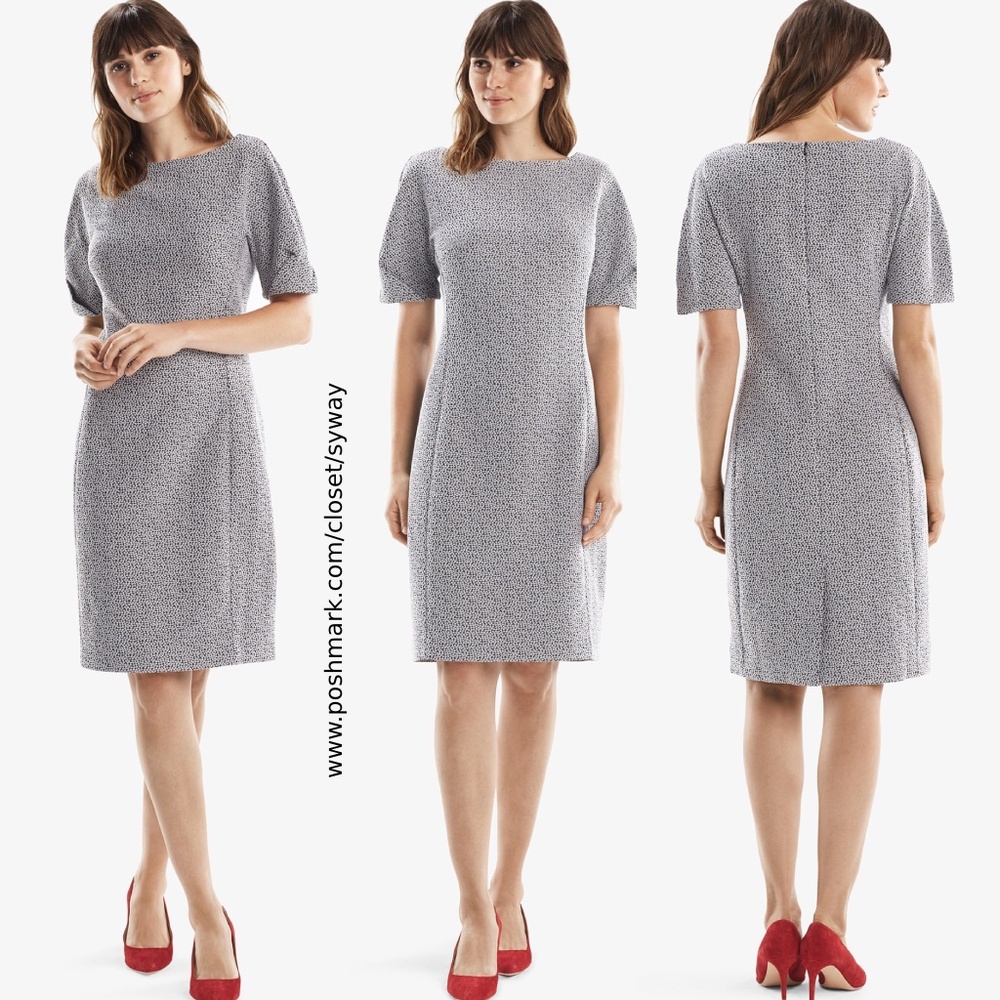 MM LaFleur The Susanna Dress Pebble Jacquard $265